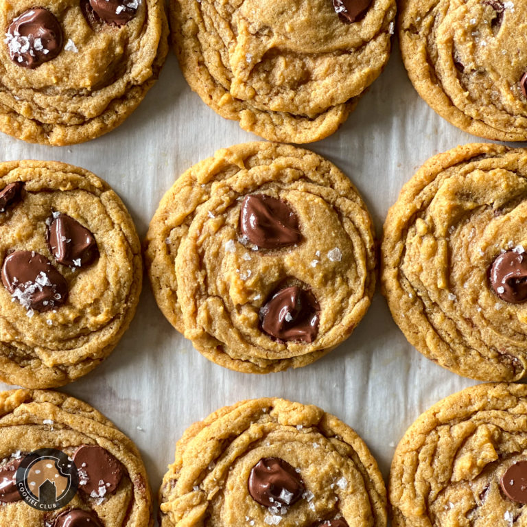 Extra Chewy Pumpkin Chocolate Chip Cookies