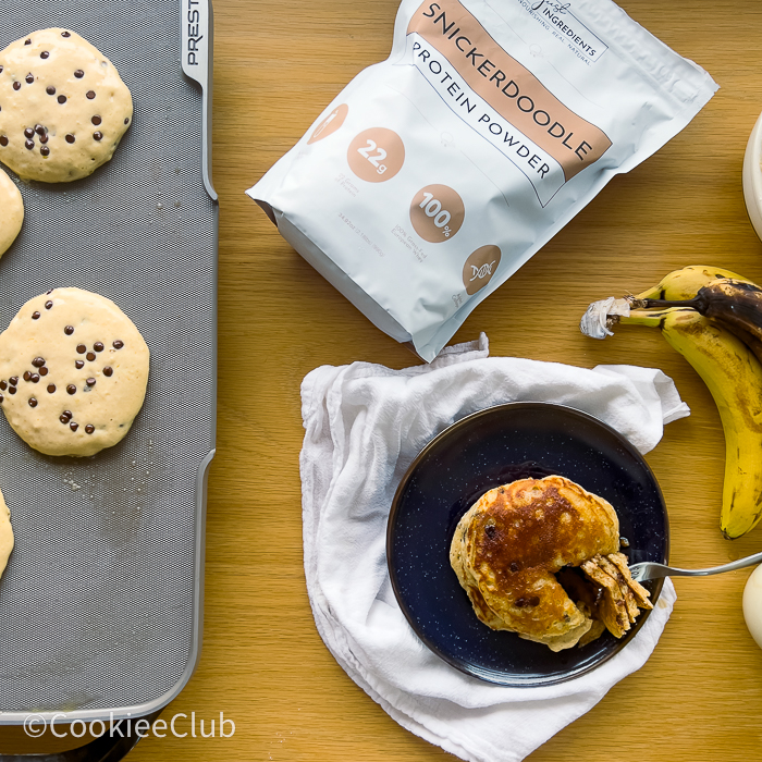 Banana Bread Protein Pancakes