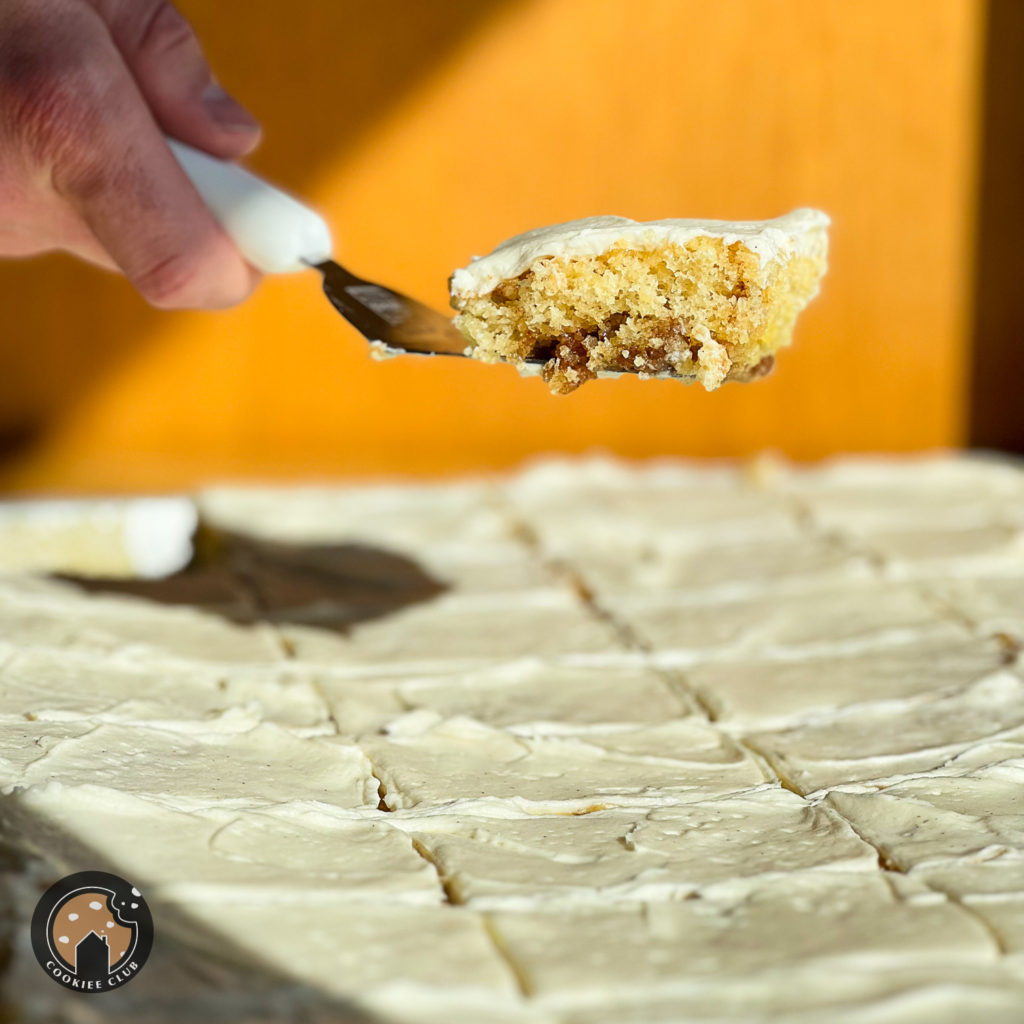 Gooey Cinnamon Roll Sheet Cake