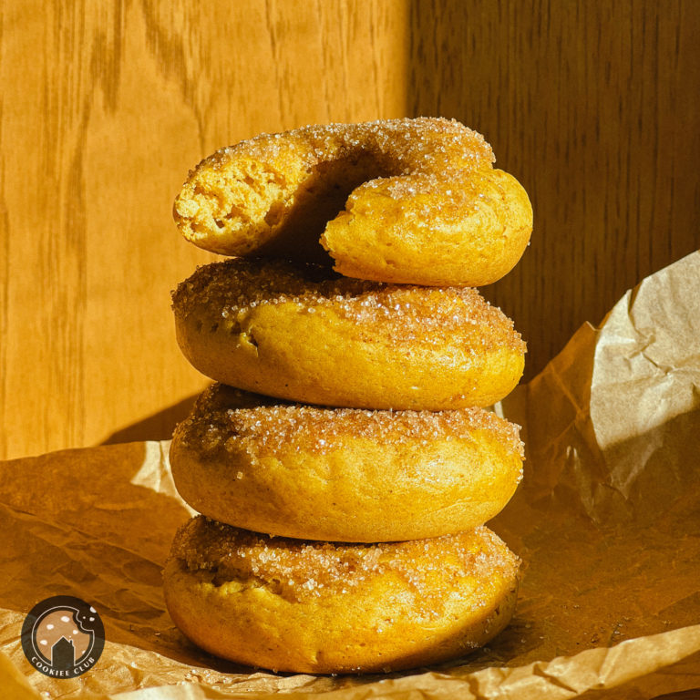 Easy to make Pumpkin Spice Protein Doughnuts