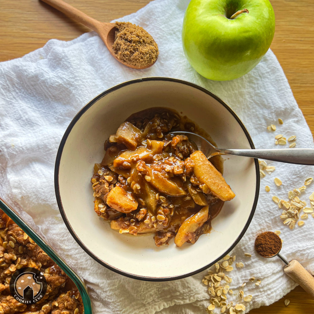 Brown Butter Caramel Apple Crisp