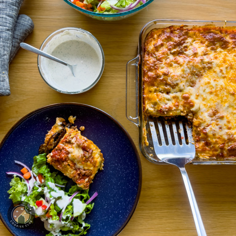 Homemade Italian Greek Lasagna