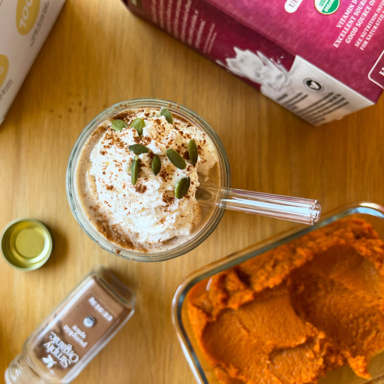 Starbucks Pumpkin Latte Protein Smoothie-1