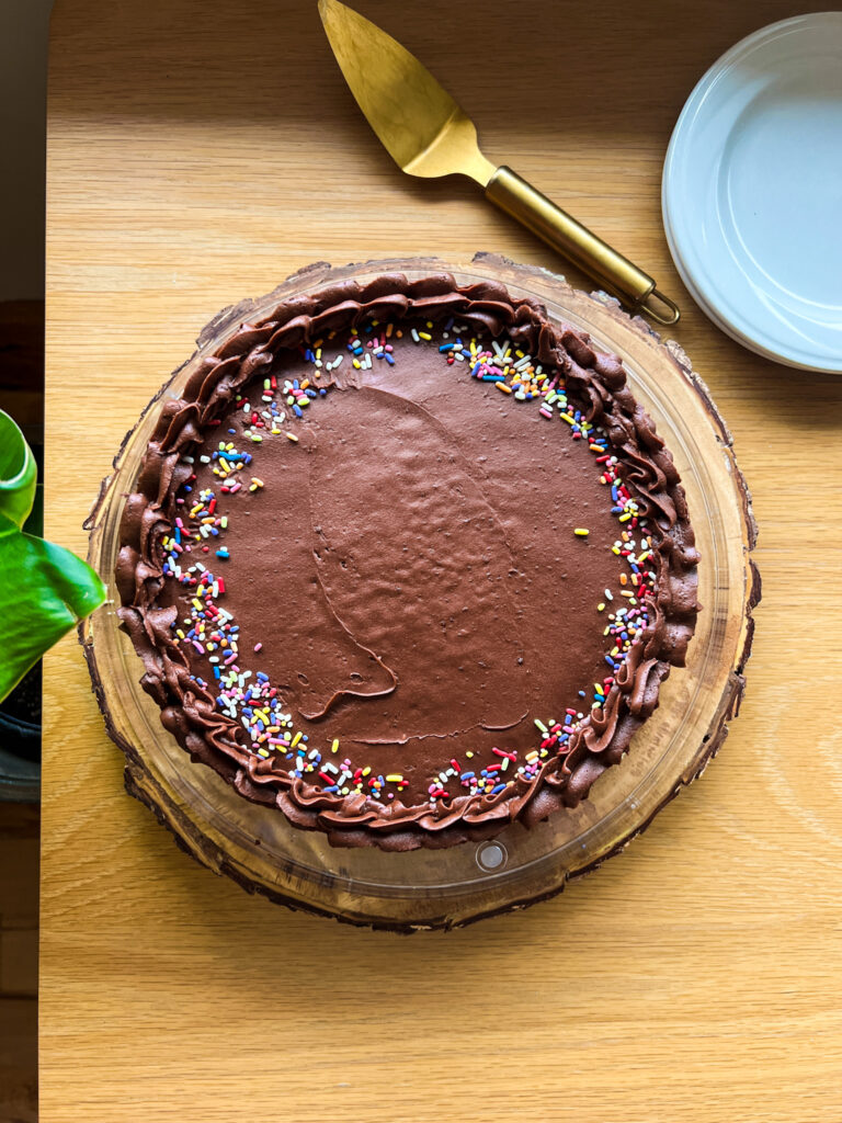 Clean ingredients make the best chocolate cake
