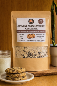 Oatmeal Chocolate Chip Cookie Mix -Gluten, Dairy & Nut Free