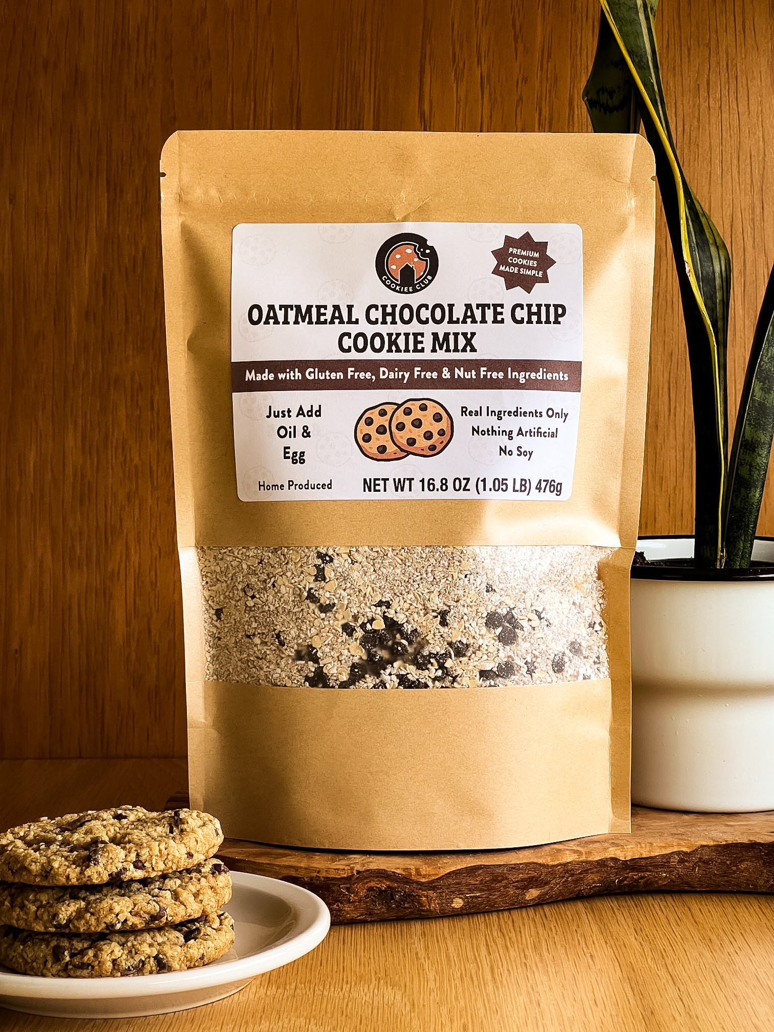 allergen friendly oatmeal chocolate chip cookie mix
